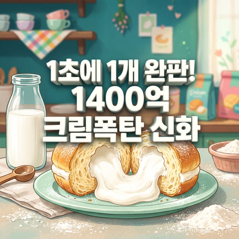 이웃집 백만장자 빵 1400억 크림폭탄 성공 비결 총정리