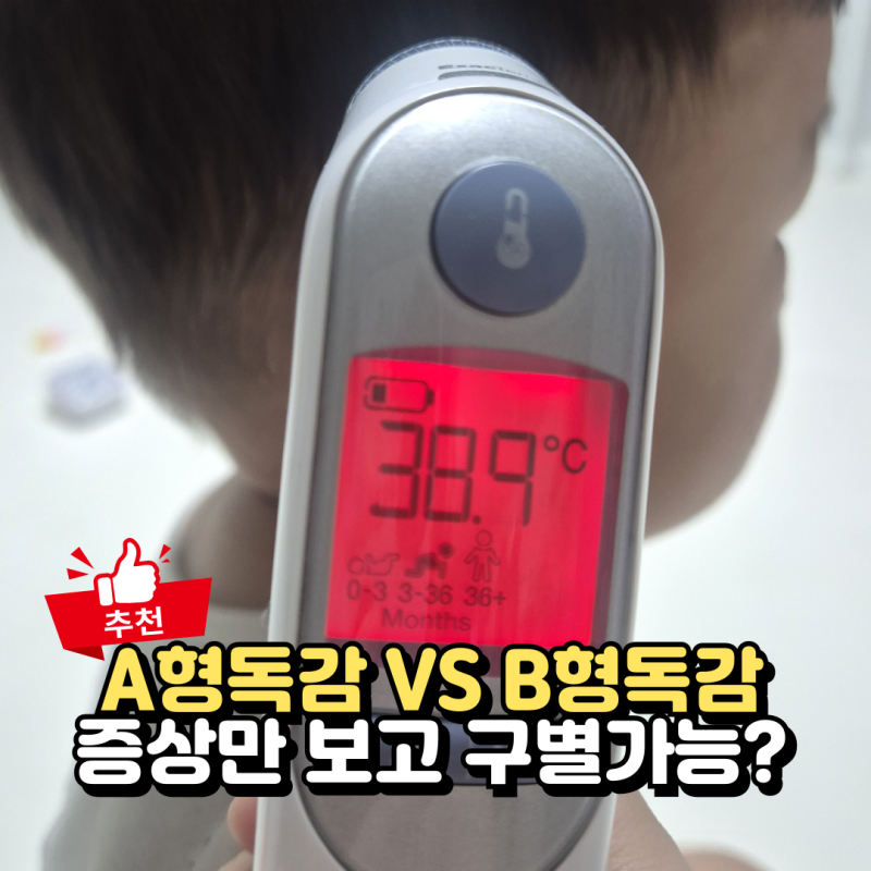 A형독감 B형독감 차이, 증상만 보고 구별할 수 있을까?
