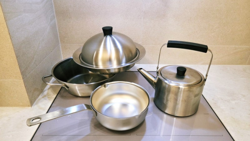 JAJU 자주 스텐 냄비 추천｜통3중 18cm 편수·26cm 면냄비·찜기·2L 주전자 사용후기