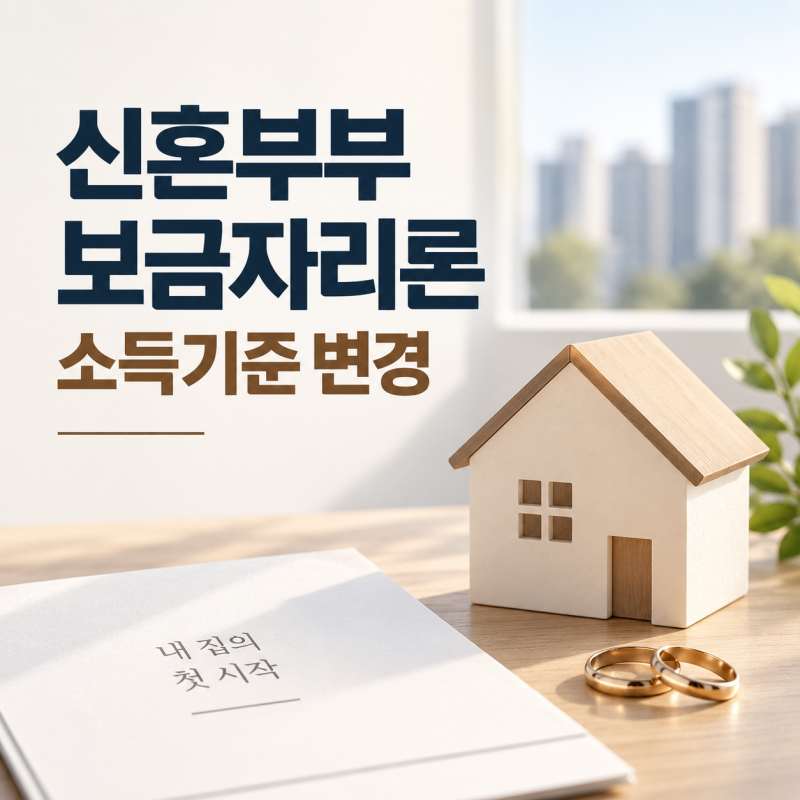 신혼부부 보금자리론 10월 소득기준 변경｜7천만원+7천만원도 가능할까?