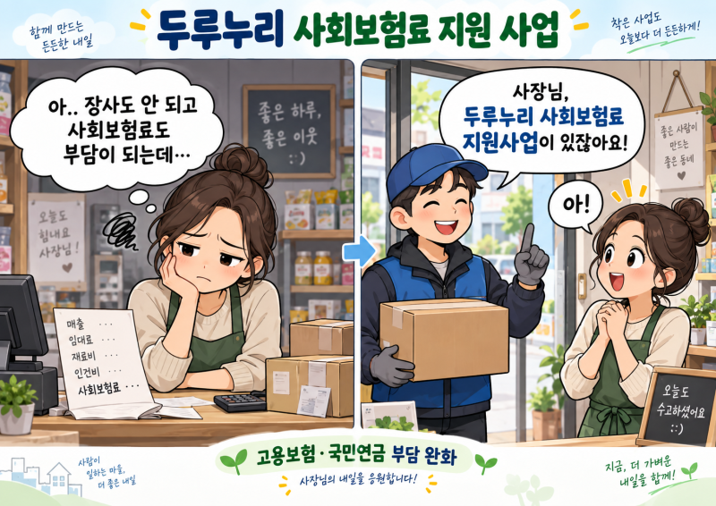 두루누리 사회보험료 지원 사업