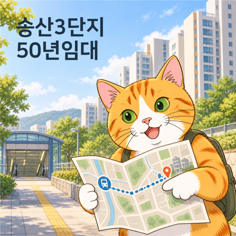 [LH 의정부송산3단지] 50년 공공임대 보증금·어룡역 6분