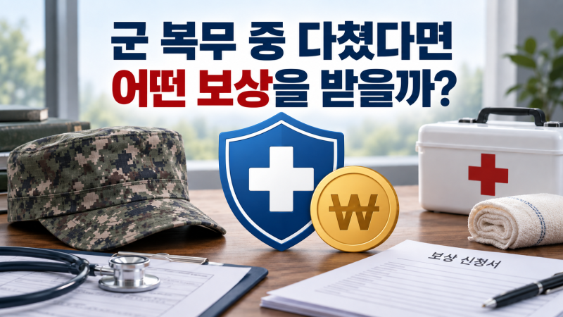 군 복무 중 다치면 산재와 같은 보상을 받을 수 있을까?