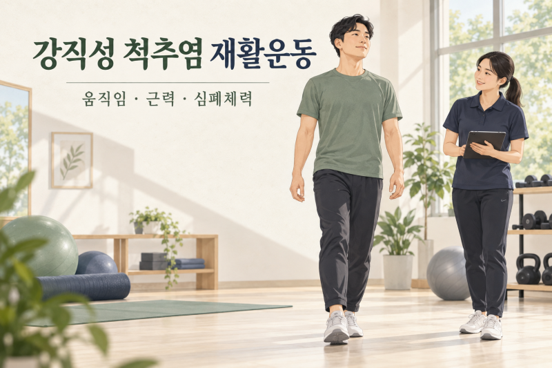 강직성 척추염 재활운동, 무엇을 어떻게 해야 할까?
