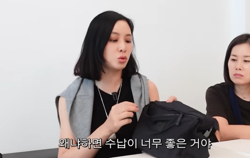 고소영 가방 뭐길래 품절 대란? 유튜브 삼청동 여행 속 닥스 크로스백 & 캐리어 정보