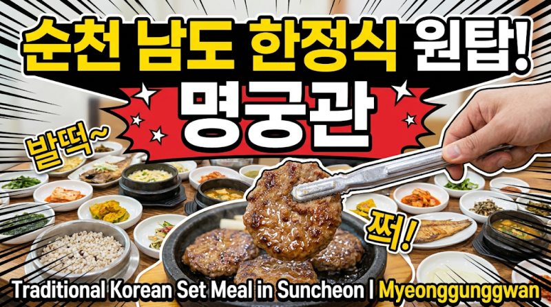 순천 남도 한정식 맛집, 명궁관 | Traditional Korean Set Meal in Suncheon