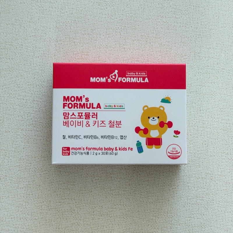 밤에 자주 깨는 아기철분제 추천 맘스포뮬러 베이비&키즈철분제 후기