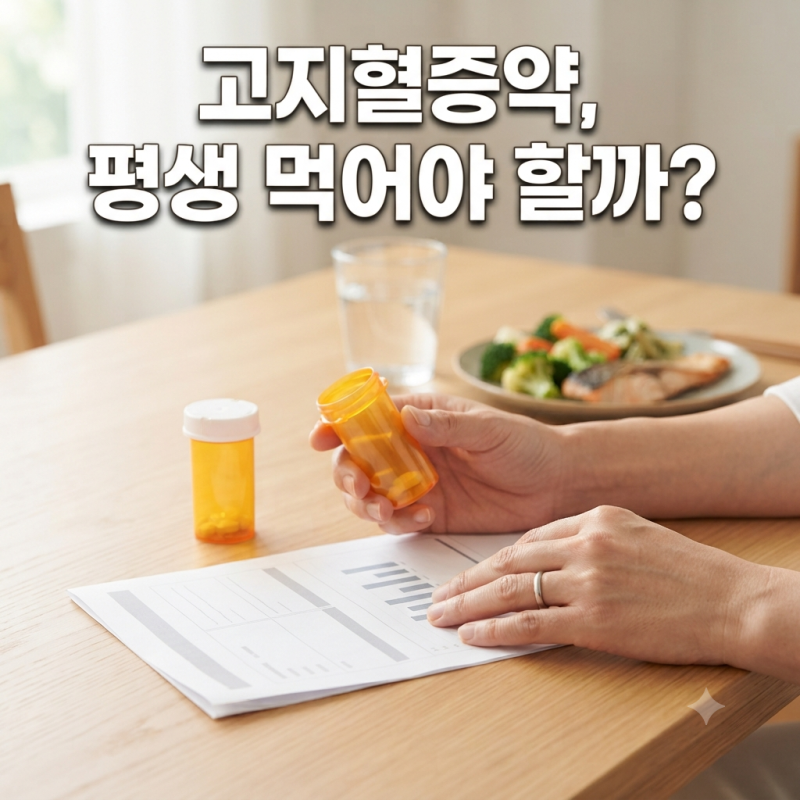 고지혈증약 먹기 시작하면 평생 못 끊나요? 약물 치료에 대한 오해와 진실