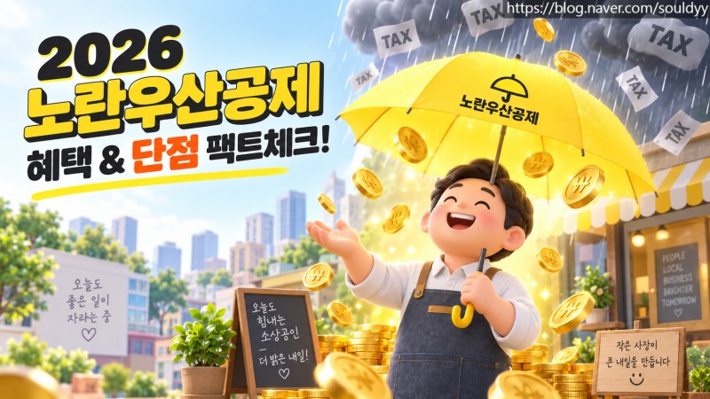 2026년 노란우산공제 가입 조건 단점 및 500만 원 소득공제 혜택 총정리
