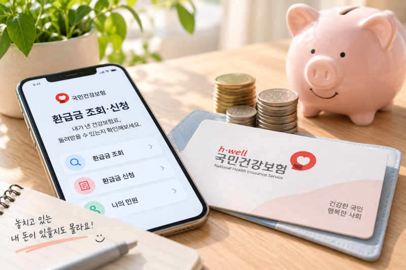 건강보험료 환급금 조회 방법 총정리 | 신청부터 지급일까지 쉽게 알아보기