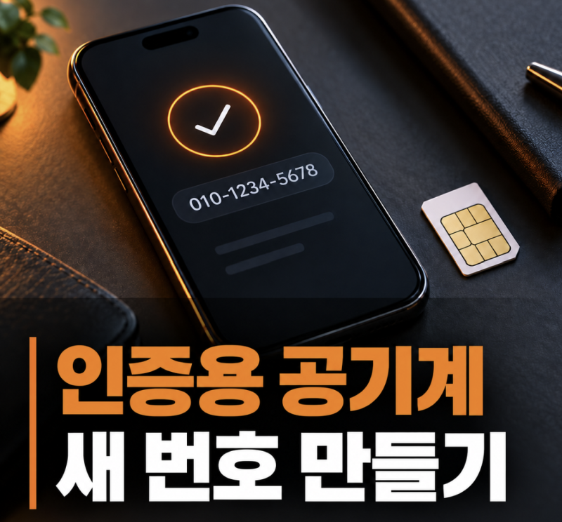 핸드폰 인증용 공기계 개통ㅣ유심 구매부터 신규 번호 만드는 방법