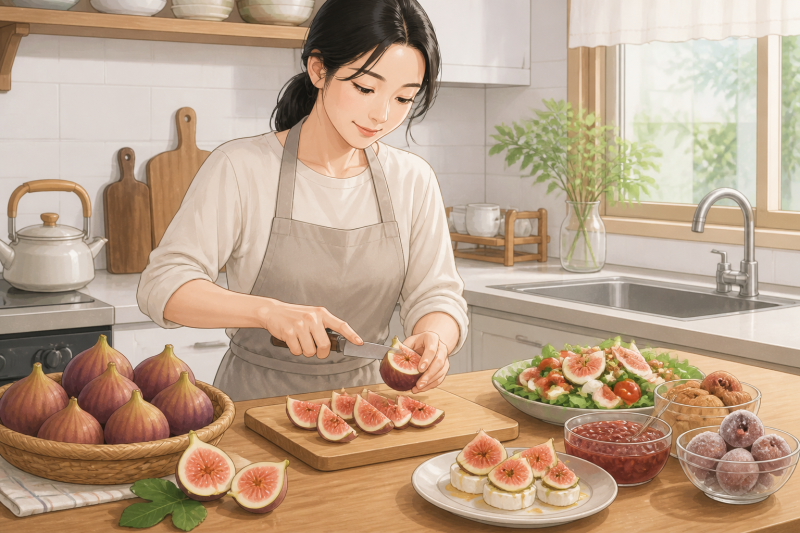무화과 먹는법, 껍질째 씻어 바로 먹고 남으면 냉장 보관해요