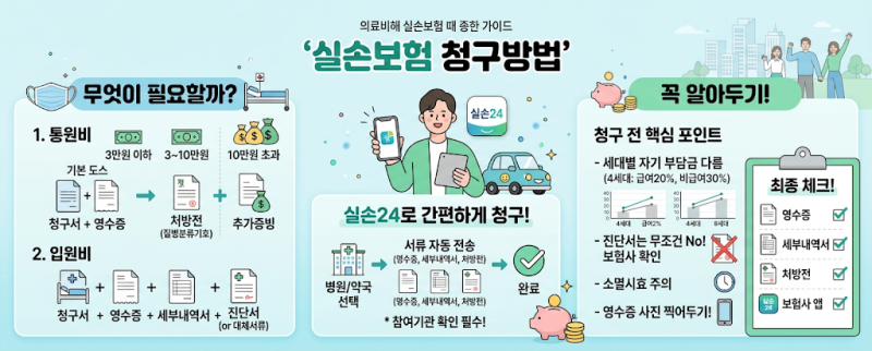 실손보험 청구 방법과 필요한 서류 총정리