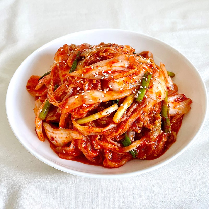 김치 초보자도 성공하는 알배기배추겉절이 레시피 양념 비율