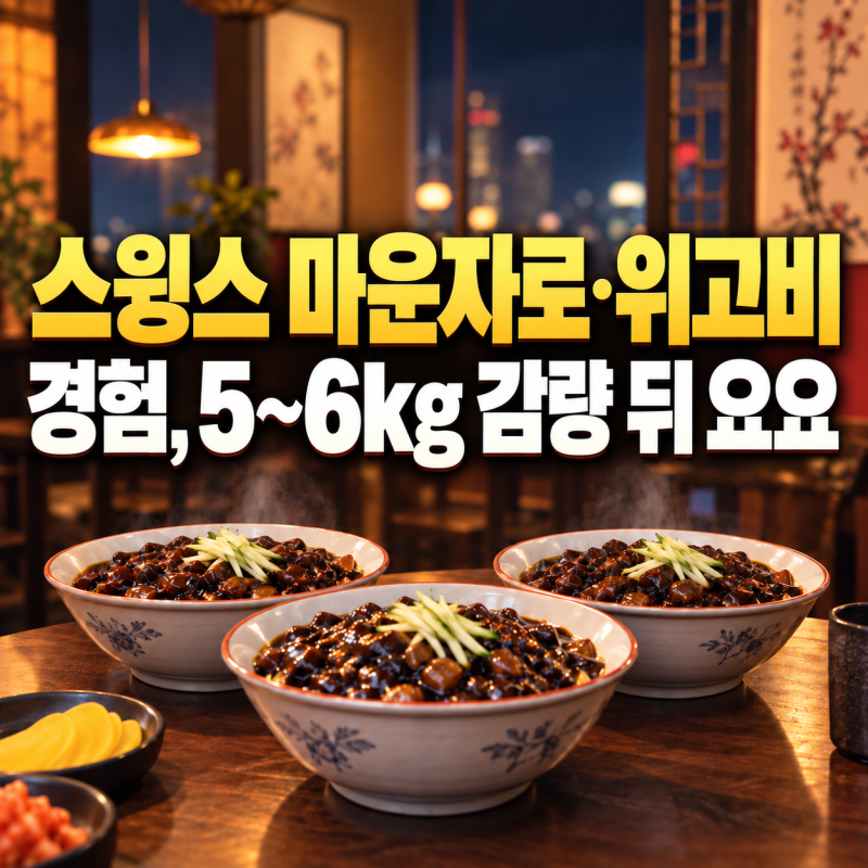 스윙스 마운자로·위고비 경험, 5~6kg 감량 뒤 요요