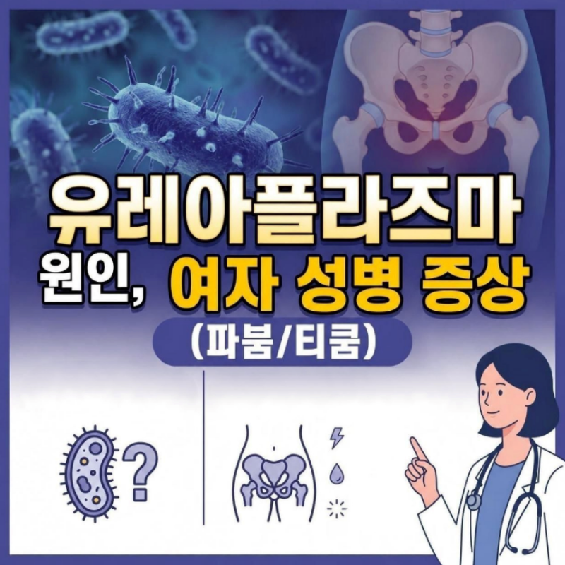 유레아플라즈마 원인 여자 성병 증상