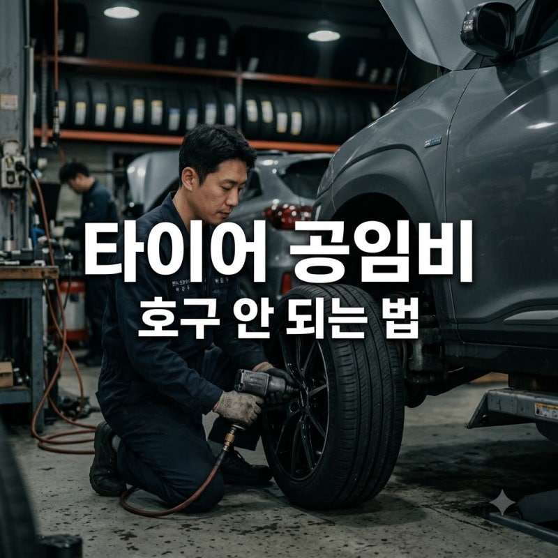 "1개에 1만원인 줄 알았는데.." 타이어교체공임비 휠 크기별 반전 실체
