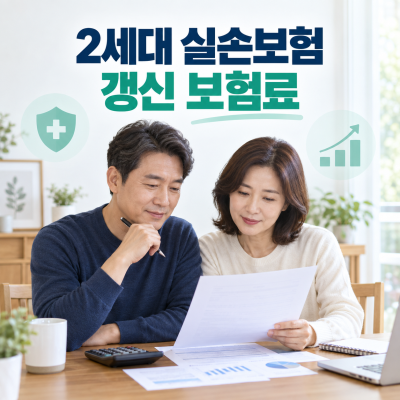 2세대 실손보험 갱신 보험료 가이드: 인상 이유·계산법·유지와 5세대 전환 기준