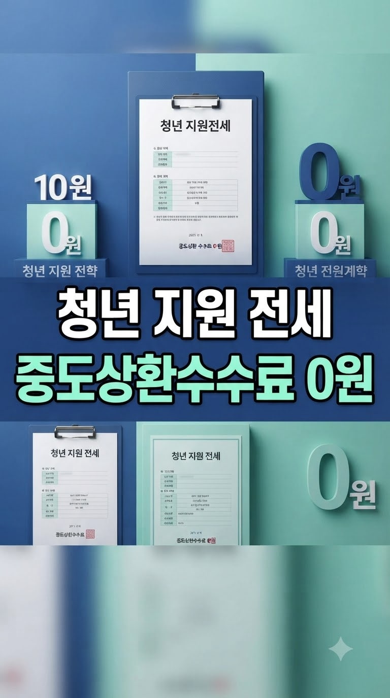 청년 버팀목 전세자금대출 중도상환수수료 면제 및 보증금 한도 총정리