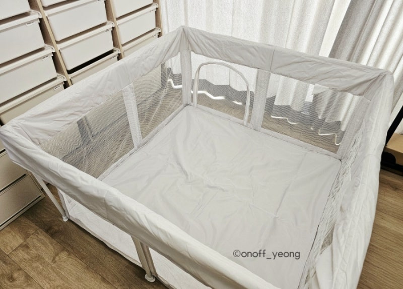 [내돈내산 육아템] 주문하면 다음날 도착! 베이비모리 3초 완성 접이식 휴대용 베이비룸 솔직....