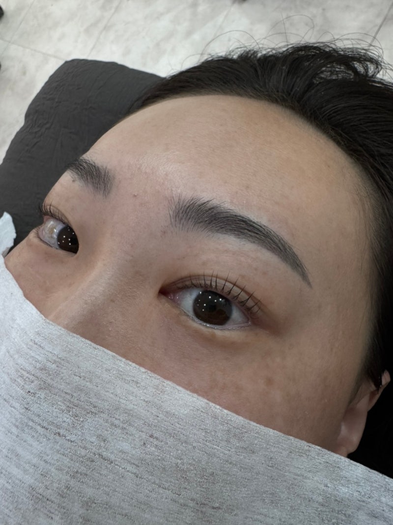 쌍촌동속눈썹펌 리린뷰티 클리닉펌 블랙틴팅 후기
