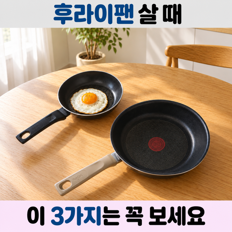 후라이팬 고르는법 | 코팅부터 무게 사이즈까지 구매 전 꼭 볼 3가지