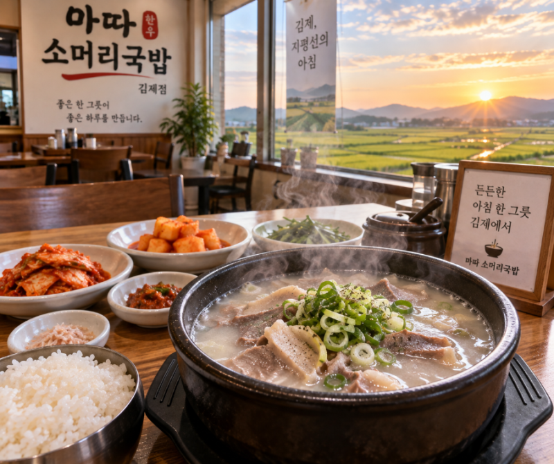 김제 아침식사 맛집 베스트 7｜현지인 국밥·백반부터 금산사 산채비빔밥까지