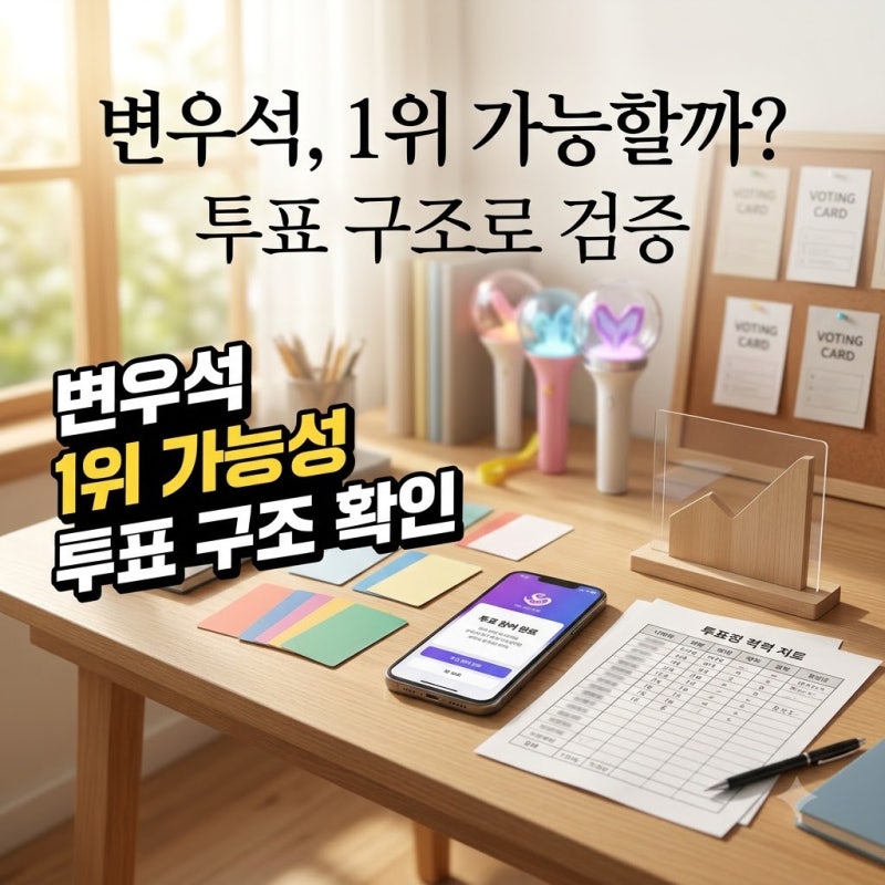 변우석 AAA 2026 인기상 1위 가능할까? 투표 구조로 확인