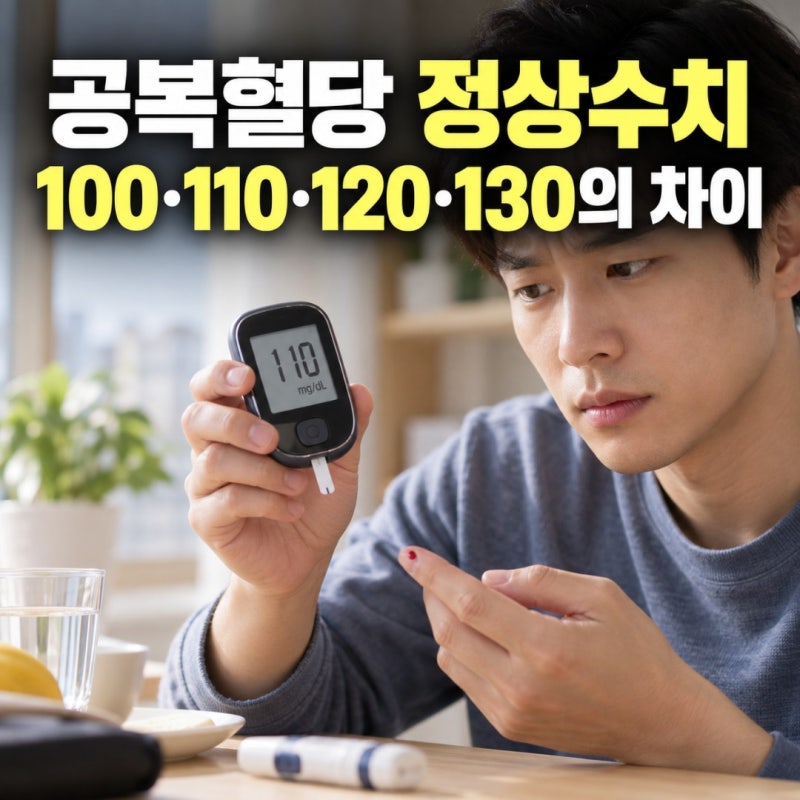 공복혈당 정상수치, 아침 100·110·120·130은 어떻게 다를까?