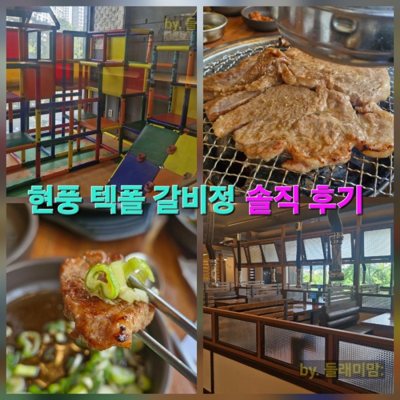 대구 현풍 테크노폴리스 고기집 맛집 갈비정 솔직 후기 (놀이방 있음, 아이랑 & 회식도 쌉가....