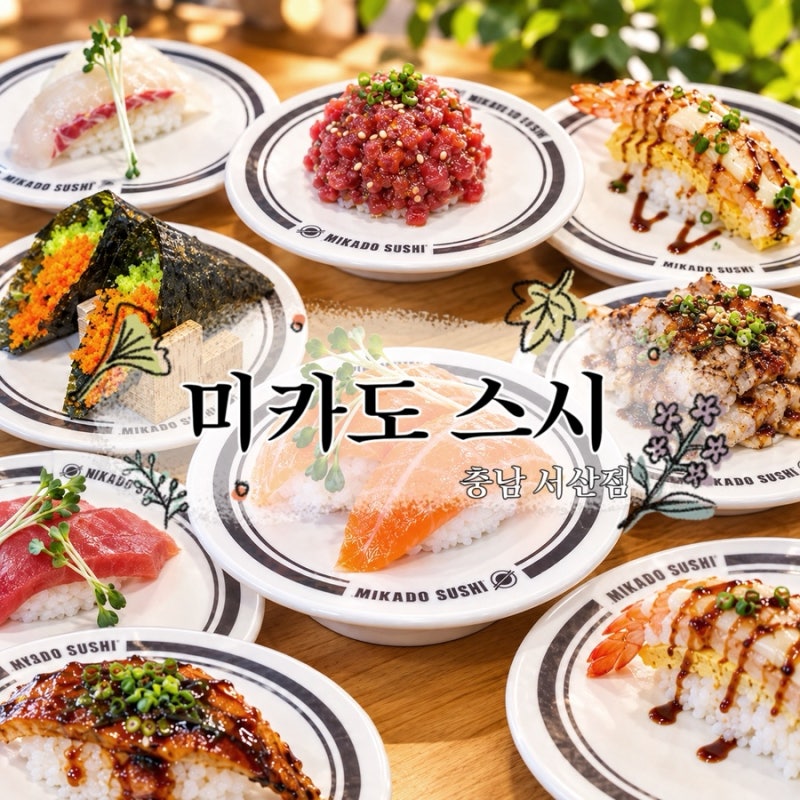 [서산 석림동]회전초밥 맛집 미카도스시 방문후기
