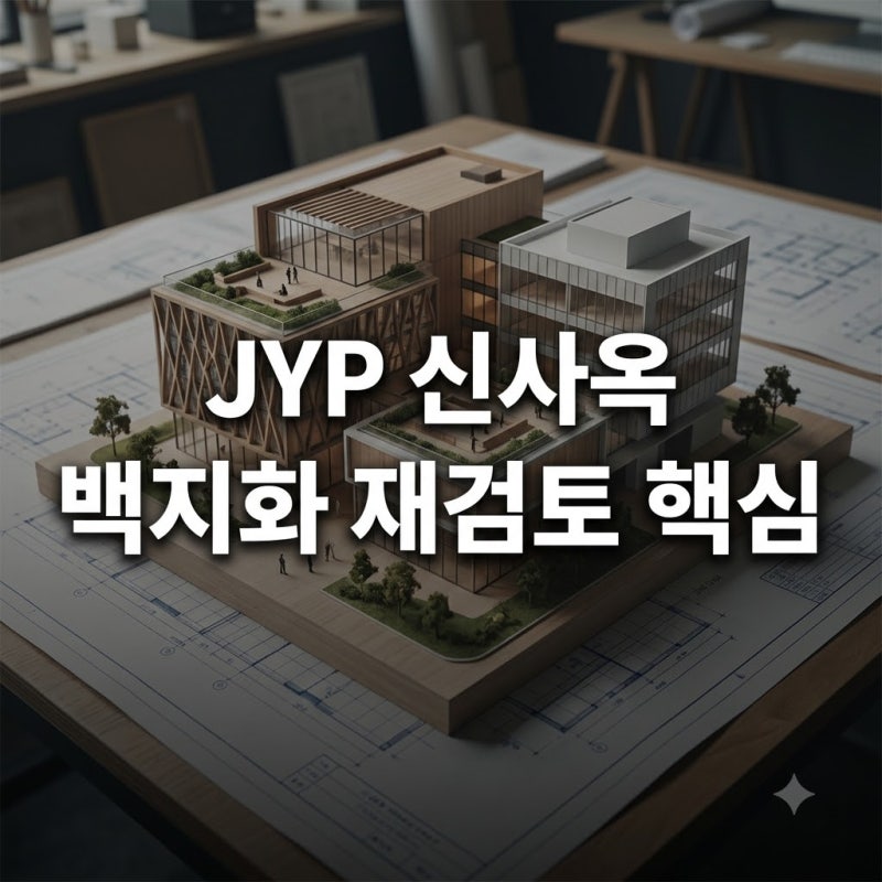 JYP 777억 신사옥 백지화 위기, 고덕동 부지 변경의 모든 것
