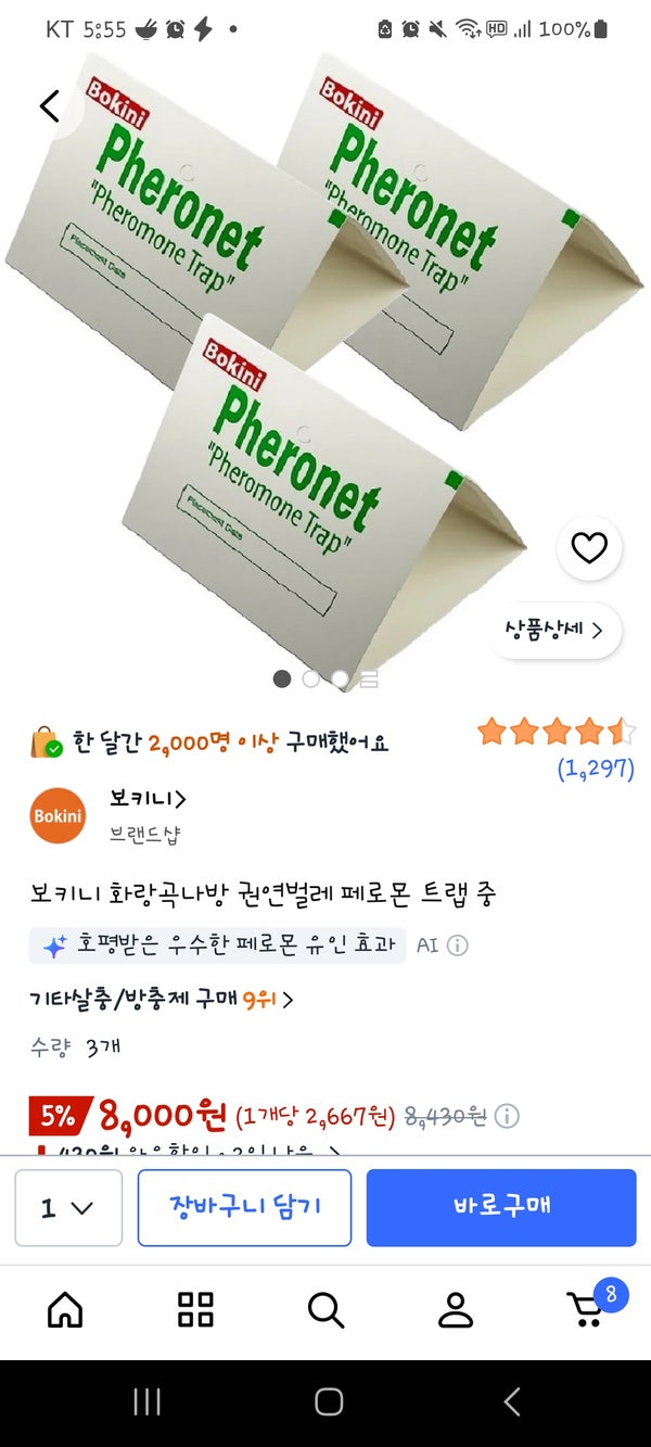 권연벌레 퇴치 3탄 (권연벌레는 담배냄새를 싫어한다? 보키니권연벌레 트랩 설치후기)