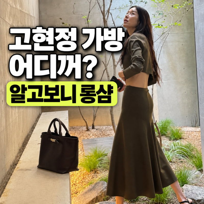 고현정 가방 눈길 가네…우리가 알던 롱샴이 아니었다