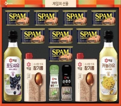 CJ 스팸 선물세트 복합 프리미엄호 명절 기업선물 추천