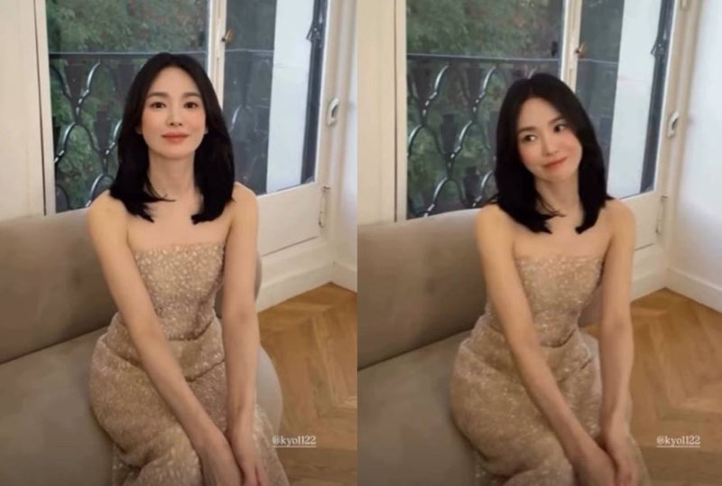 메이크업 받기 전 거울 셀카 한 장…송혜교 나이 알고 다들 놀란 이유