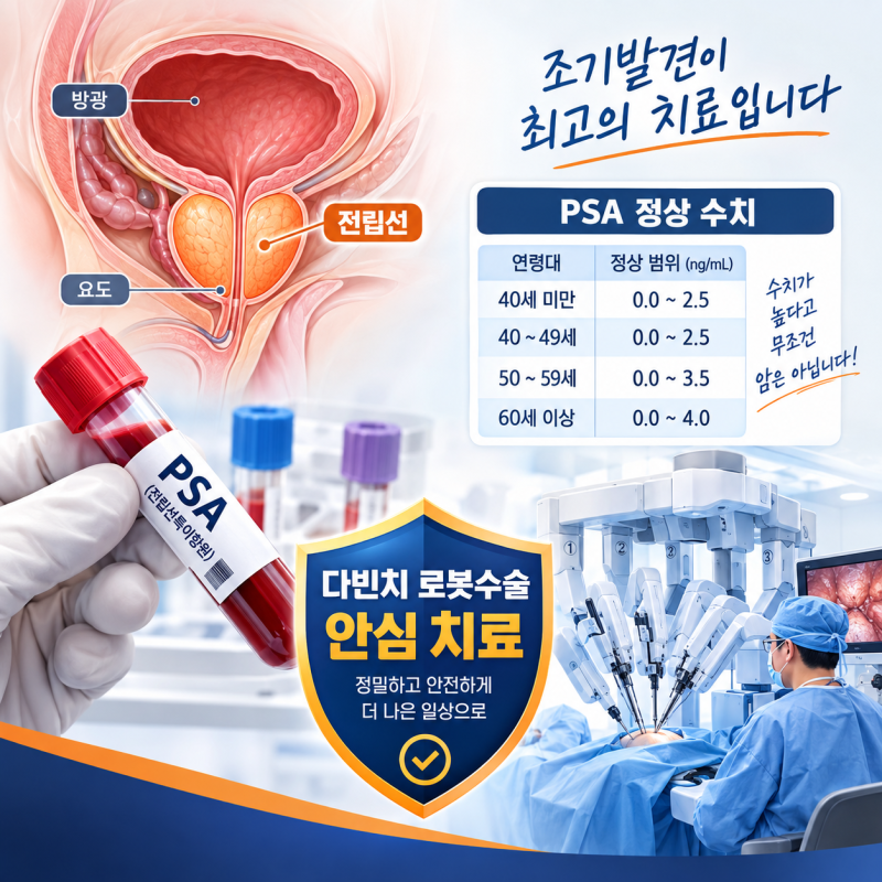 [암시리즈 06] 65세 이상 남성 암 1위 급부상! 전립선암 조기 발견 PSA 수치와 로봇수술 팩트체....