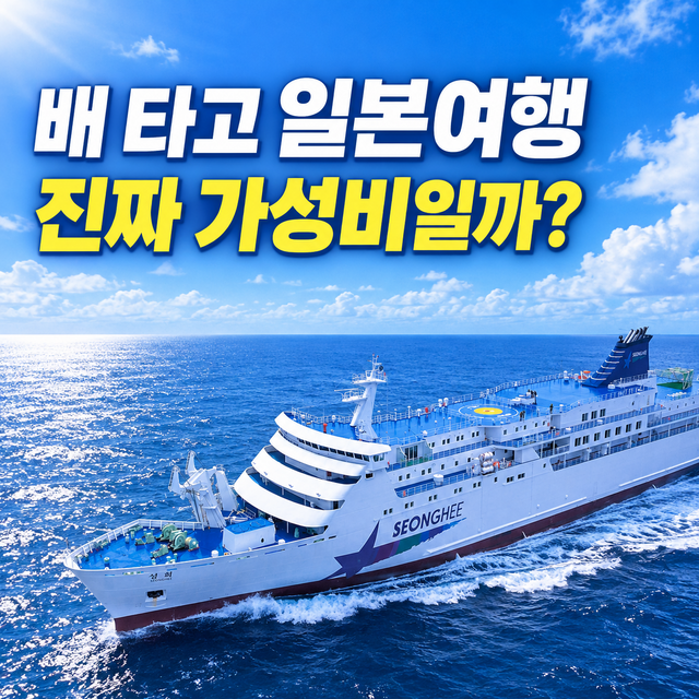 부산에서 배 타고 일본여행, 부관훼리 시모노세키 예약 전 알아둘 점