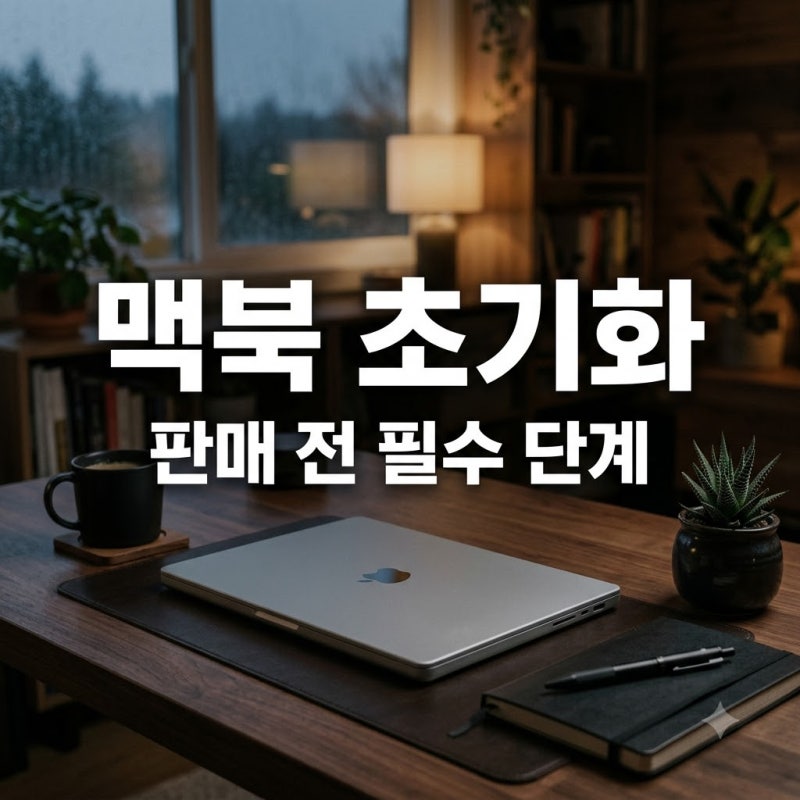 "남한테 다 보여줄 뻔.." 맥북초기화 전 99%가 놓치는 이 단계