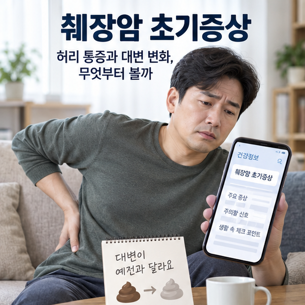 췌장암 초기증상, 허리 통증 위치와 대변·황달 변화가 겹치면 어디까지 확인해야 할까