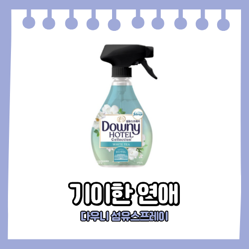 기이한 연애 기안84 섬유탈취제 데이트 전 칙칙 뿌린다우니 호텔 컬렉션 섬유스프레이
