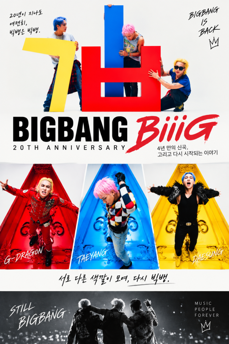 빅뱅 신곡 BiiiG｜4년 만의 완전체 신곡, 데뷔 20주년 BIGBANG