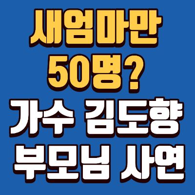 가수 <b>김도향</b> 프로필, 나이, 고향, 히트곡, 노래모음, 아버지, 어머니,....