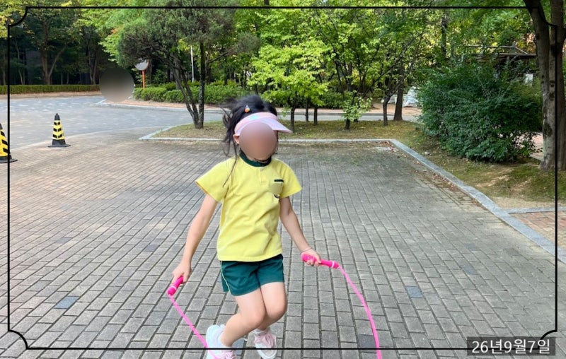 7세 딸아이 줄넘기, 지금 시작해도 될까? 뉴롱키 SY-004 아이 줄넘기, 줄넘기가 가져다주는 이....