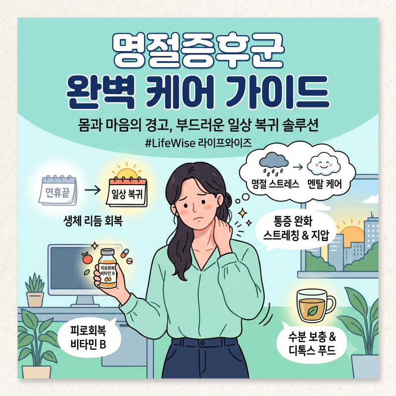 [라이프와이즈] 명절증후군 완벽 케어: 통증·부종·피로 싹 날리는 붓기 빼기 & 지압법 총정....