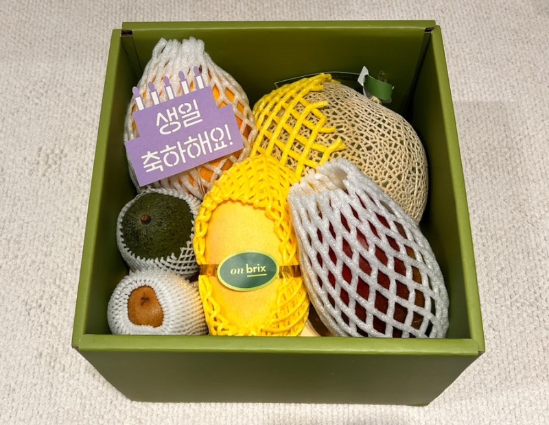 센스 있는 집들이 선물, 프리미엄 과일 7종 보관, 후숙 꿀팁