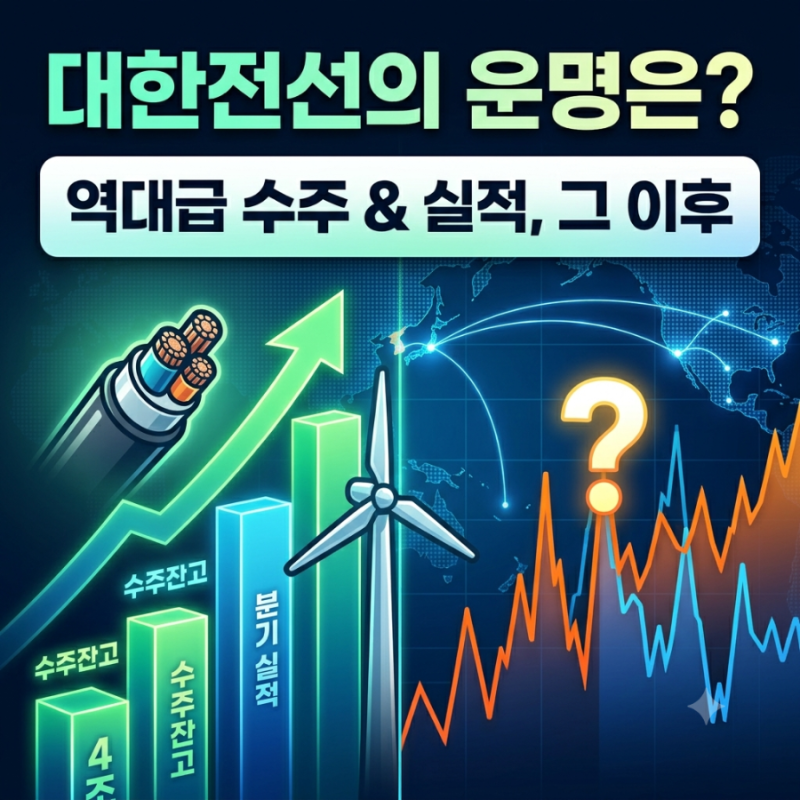 대한전선 주가 전망 수주잔고 4조원 돌파와 HVDC 해저케이블 성장성 분석