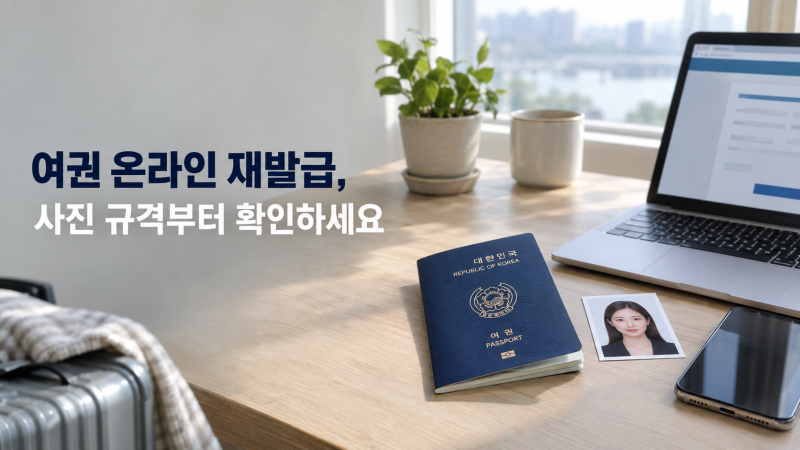 여권 온라인 재발급 방법, 사진 규격과 수령기관은 어떻게 정할까?