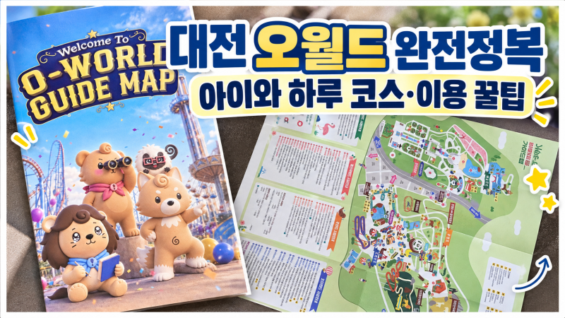 [아이랑 대전여행] 오월드 후기 속편｜ 완전정복편