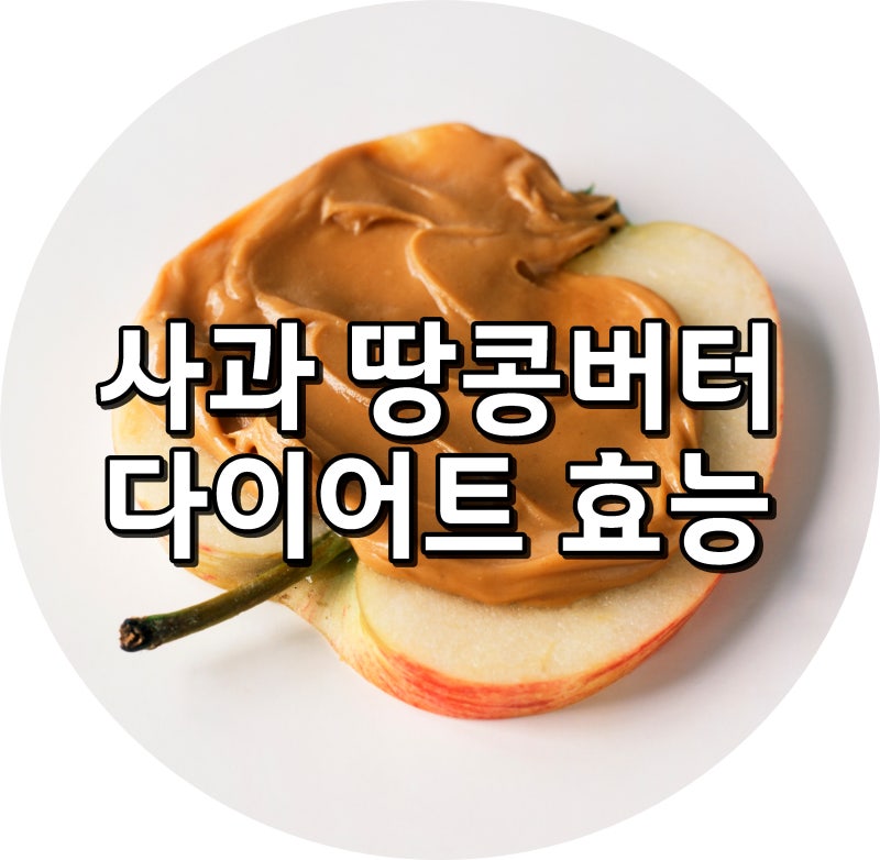 사과 땅콩버터 효능 및 다이어트 조합 추천! 부작용 없이 먹는 법